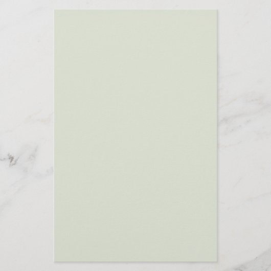 Flüstern Grün Solid Farbe Briefpapier (Vorderseite)