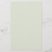 Flüstern Grün Solid Farbe Briefpapier (Rückseite)
