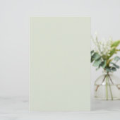 Flüstern Grün Solid Farbe Briefpapier (Stehend Vorderseite)