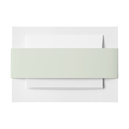 Flüstern Grün Solid Farbe Einladungsbanderole (Vorderseite Beispiel)