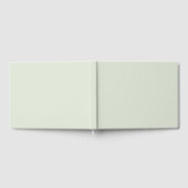 Flüstern Grün Solid Farbe Gästebuch (Voll)