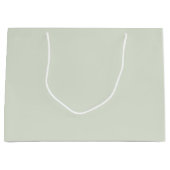 Flüstern Grün Solid Farbe Große Geschenktüte (Vorderseite)