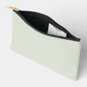 Flüstern Grün Solid Farbe Zubehörtasche (Offen)