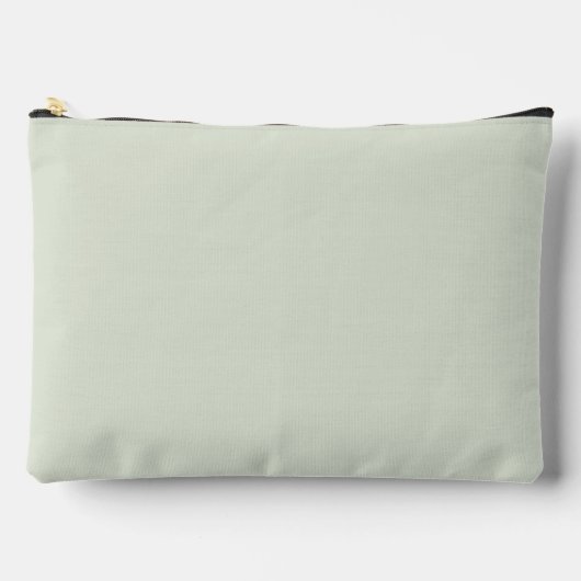 Flüstern Grün Solid Farbe Zubehörtasche (Vorderseite)