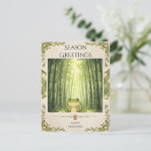 Flüstern im Bambus Postkarte (Stehend Vorderseite)