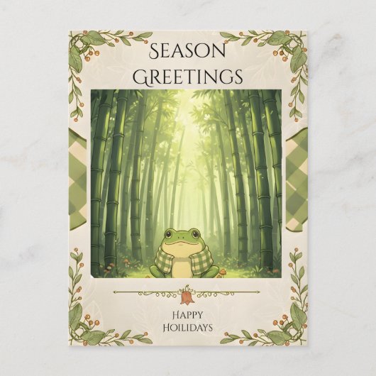 Flüstern im Bambus Postkarte (Vorderseite)