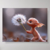 Flüstern im Breeze Print & Download Poster (Vorne)