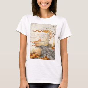 Flüstern im Kürbisfeld Grafik T-Shirt