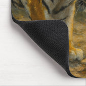 Flüstern im Wald - Tiger und Cub im Wald Mousepad (Ecke)