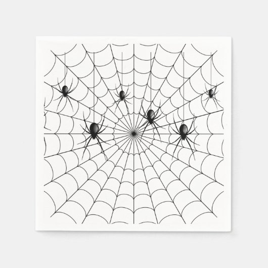 Flüstern im Web Serviette (Vorderseite)