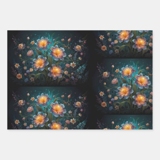 Flüstern in Bloom Geschenkpapier Set (Vorderseite 3)