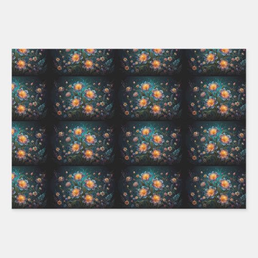 Flüstern in Bloom Geschenkpapier Set (Vorderseite 2)