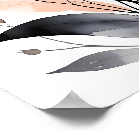 Flüstern in Bloom Poster (Ecke)