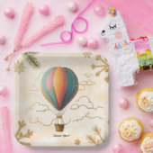 "Flüstern in der Luft" Pappteller (Party)