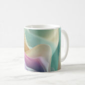 Flüstern in pastellfarbener Bewegung Kaffeetasse (VorderseiteRechts)