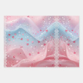 Flüstern in Spitze Geschenkpapier Set (Vorderseite 3)