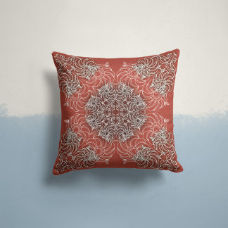 Flüstern in Terracotta Kissen