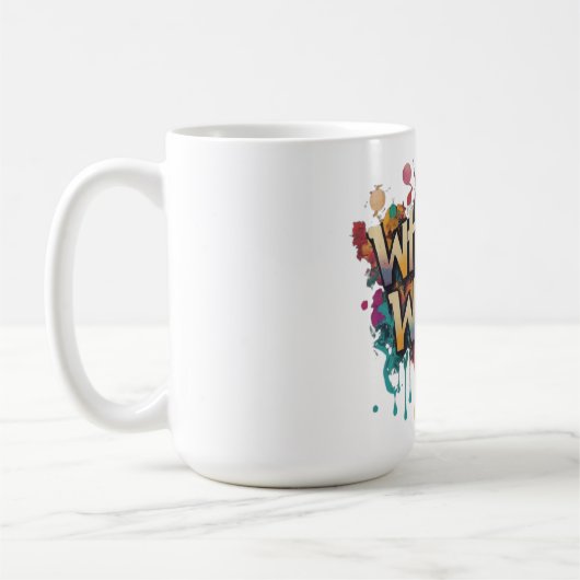 Flüstern in Whimsy Kaffeetasse (Links)