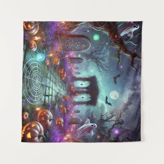 Flüstern jenseits des Arms Wandteppich (Vorderseite (Horizontal))