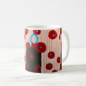 "Flüstern" Kaffeetasse (VorderseiteRechts)