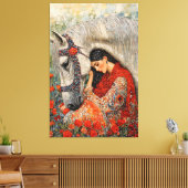 Flüstern Leinwanddruck (Insitu (Wohnzimmer))