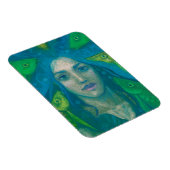 Flüstern, Meerjungfrau Fisch Surreale Fantasie Art Magnet (Rechte Seite)