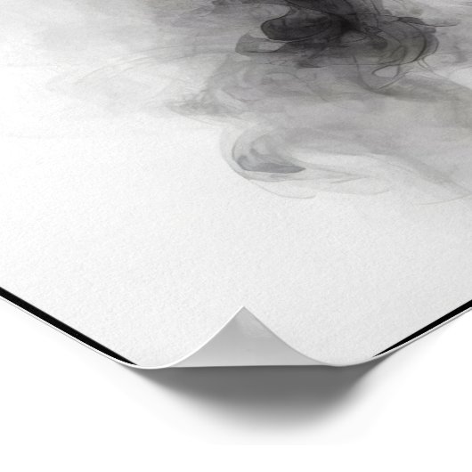 Flüstern mit Vintager Eleganz Poster (Ecke)