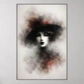 Flüstern mit Vintager Eleganz Poster (Vorne)