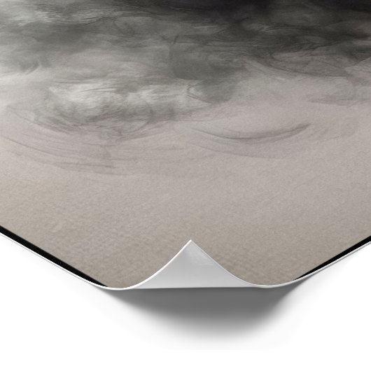 Flüstern mit Vintager Eleganz Poster (Ecke)