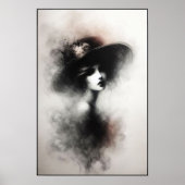 Flüstern mit Vintager Eleganz Poster (Vorne)