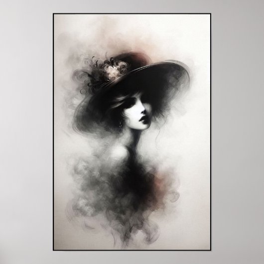 Flüstern mit Vintager Eleganz Poster (Vorne)