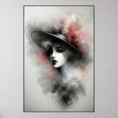 Flüstern mit Vintager Eleganz Poster (Vorne)