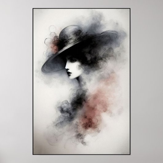 Flüstern mit Vintager Eleganz Poster (Vorne)