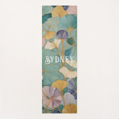 Flüstern Pastel Gingko Yogamatte (Vorderseite)