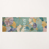 Flüstern Pastel Gingko Yogamatte (Vorderseite (Horizontal))