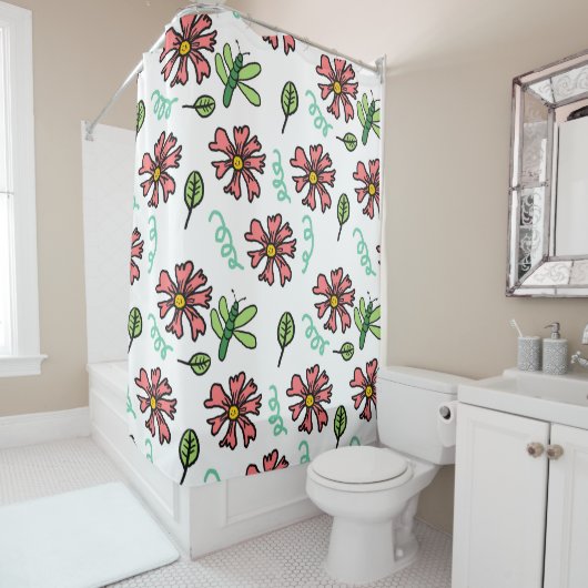 Flüstern Petals Duschvorhänge Duschvorhang (Beispiel)