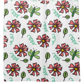 Flüstern Petals Duschvorhänge Duschvorhang