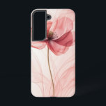 Flüstern Petals Phone Case Samsung Galaxy Hülle<br><div class="desc">Eine zarte Blüte schwingt in einem sanften rosa Schwirren und schafft ein ruhiges und romantisches Design. Ideal für diejenigen,  die mit einer ätherischen Touch subtile Blumenkunst Liebe haben.</div>