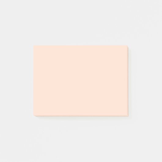 Flüstern Pfirsichfarben Post-it Klebezettel (Vorderseite)