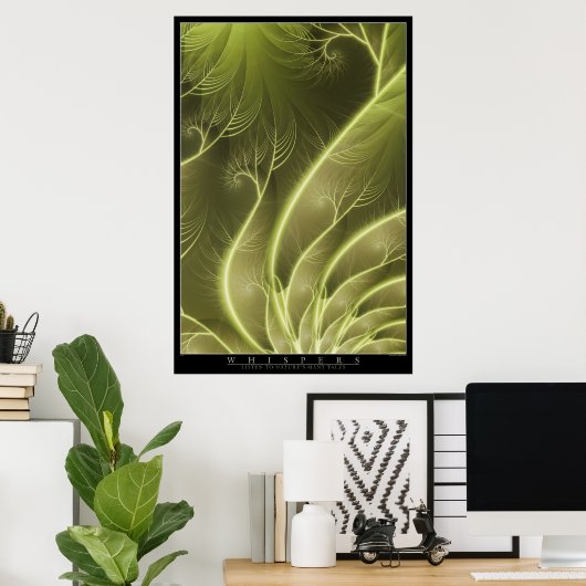 Flüstern Poster (Heimbüro)