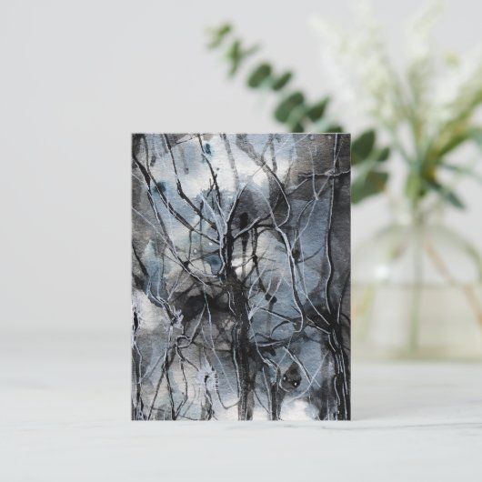 Flüstern Postkarte (Stehend Vorderseite)