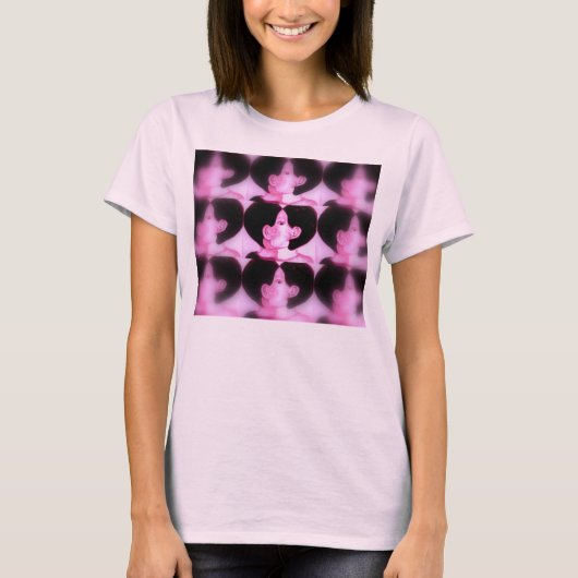 Flüstern-rosa T - Shirt-Medium T-Shirt (Vorderseite)