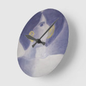 Flüstern-Sammlung Runde Wanduhr (Winkel)