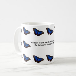 Flüstern-Schmetterling Kaffeetasse