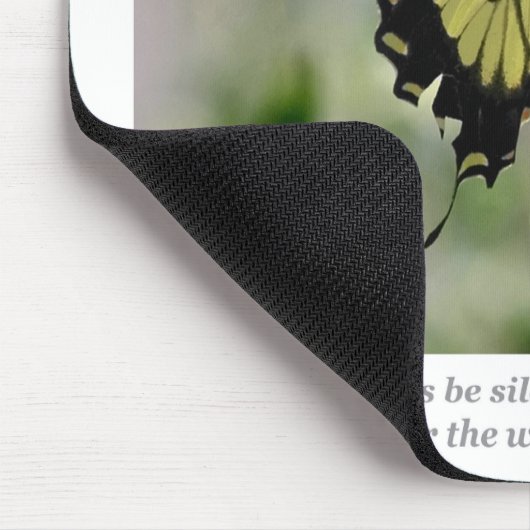 Flüstern-Schmetterling Mousepad (Ecke)
