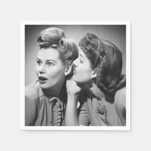 Flüstern Serviette (Vorderseite)