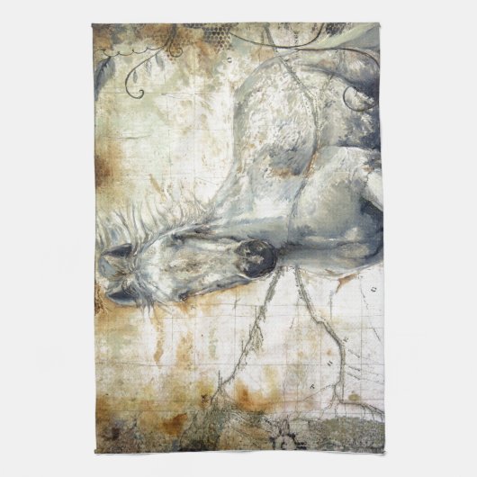 Flüstern über die Steppe Küchentuch (Vertikal)