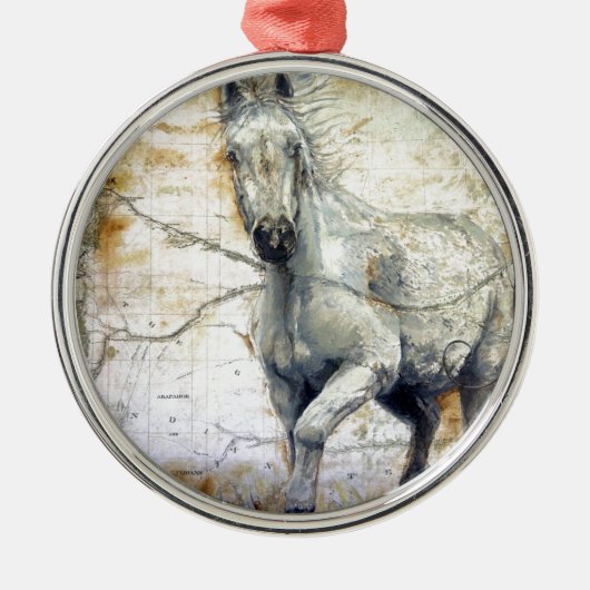 Flüstern über die Steppe Silbernes Ornament (Vorne)