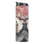 Flüstern unter dem Roten Baum - Mythische Gelassen Thermosbecher (Nach rechts gedreht)