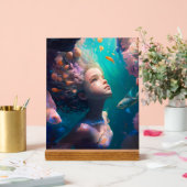 Flüstern unter den Wellen Acrylschild (Hochzeit)